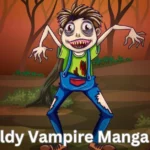 a cartoon of a person in a garment Baldy Vampire Manga