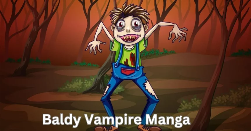 a cartoon of a person in a garment Baldy Vampire Manga